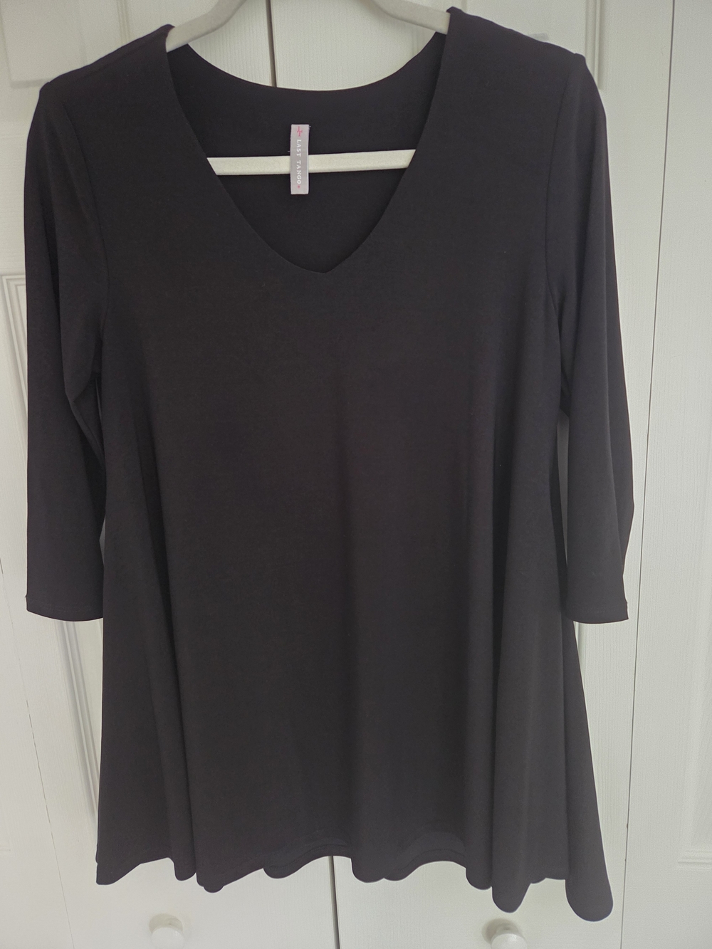 Last Tango Black V-Neck Long Sleeve Tunic